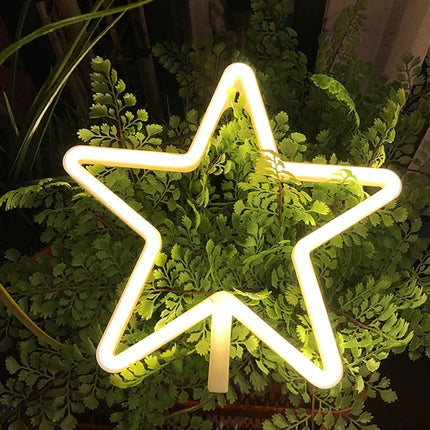 Neon LED Gwiazda na ścianę – ujęcie produktu 2
