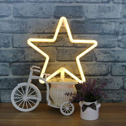 Neon LED Gwiazda na ścianę – ujęcie produktu 3