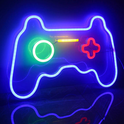 Neon LED Gamepad – 42 cm na ścianę – ok. 42 cm (wymiar podany w nazwie), USB – zdjęcie produktu