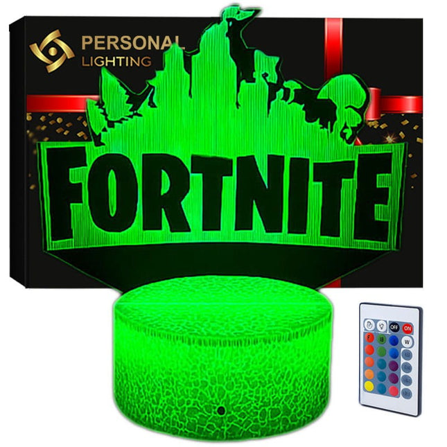 Lampka nocna LED 3D Fortnite – pilot, 16 kolorów, USB – zdjęcie produktu