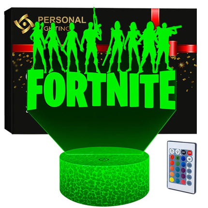 Lampka nocna LED 3D Fortnite – pilot, 16 kolorów, USB – zdjęcie produktu
