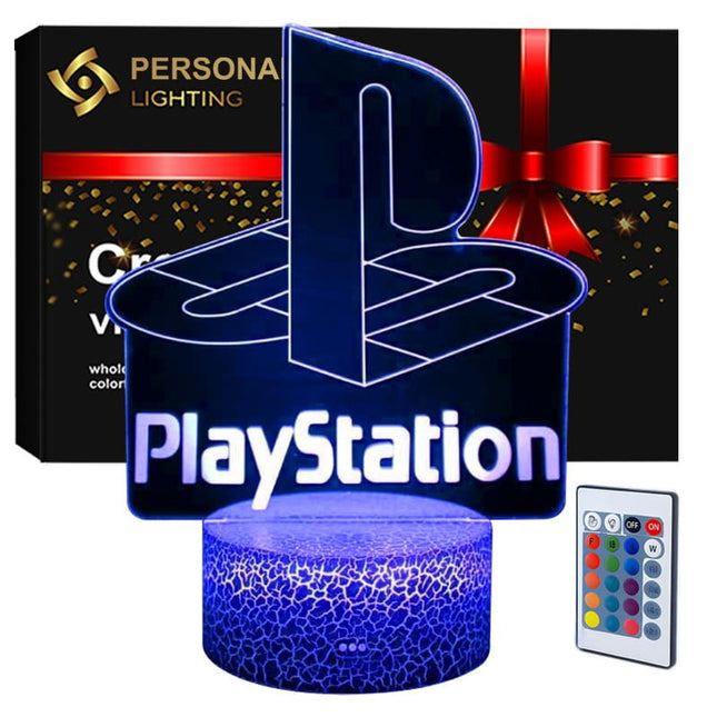 Lampka nocna LED 3D PlayStation – pilot, 16 kolorów, USB – zdjęcie produktu