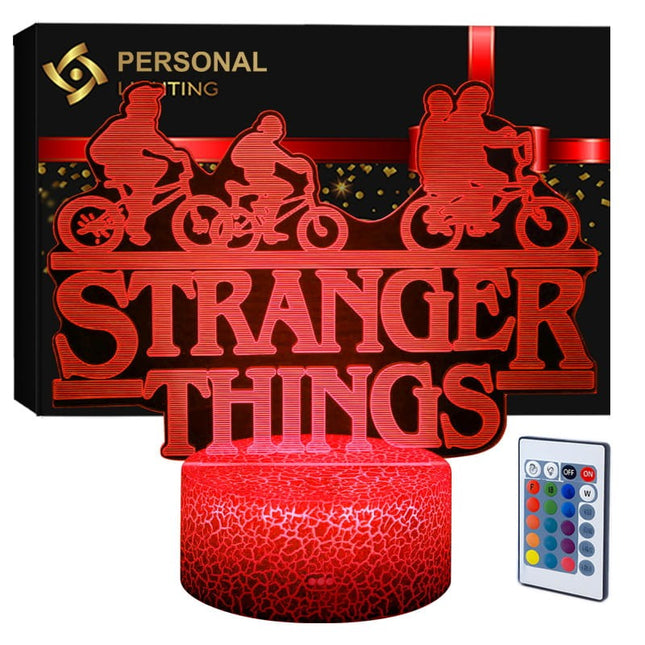 Lampka nocna LED 3D Stranger Things – pilot, 16 kolorów, USB – zdjęcie produktu