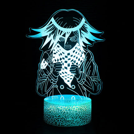 Lampka nocna LED 3D Kokichi Oma – pilot, USB – zdjęcie produktu