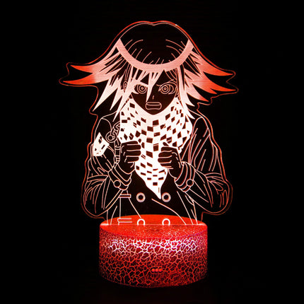 Lampka nocna LED 3D Kokichi Oma – pilot, USB – zdjęcie produktu