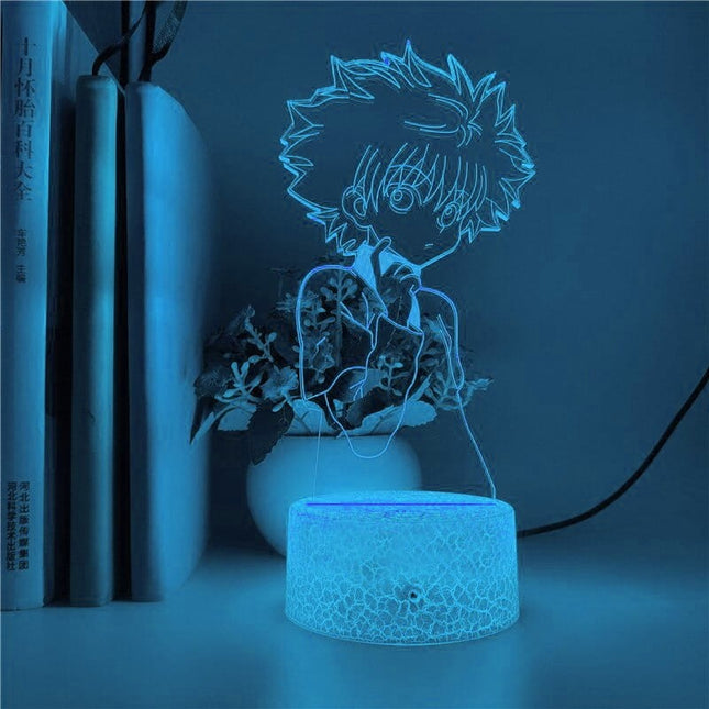 Lampka nocna LED 3D Hunter × Hunter – Killua Zoldyck – pilot – zdjęcie produktu