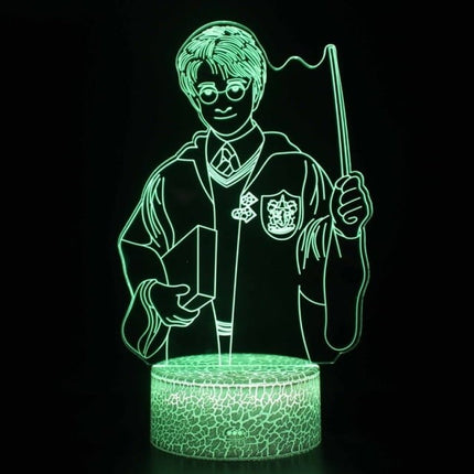Lampka nocna LED 3D Harry Potter – pilot – zdjęcie produktu