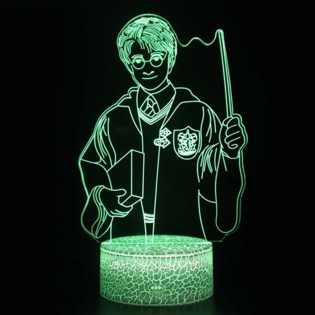 Lampka nocna LED 3D Harry Potter – pilot – zdjęcie produktu