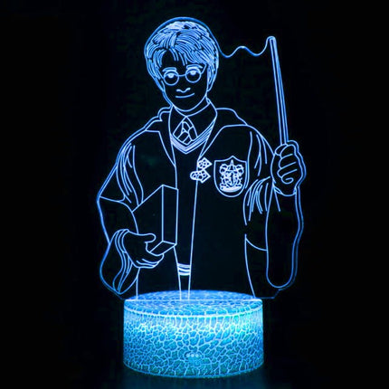 Lampka nocna LED 3D Harry Potter – pilot – zdjęcie produktu