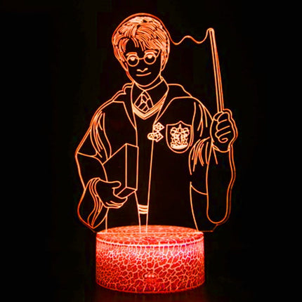 Lampka nocna LED 3D Harry Potter – pilot – zdjęcie produktu
