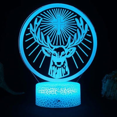 Lampka nocna LED 3D Jägermeister – pilot – zdjęcie produktu