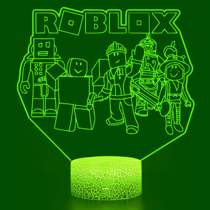 Lampka nocna LED 3D Roblox – postacie – pilot – zdjęcie produktu
