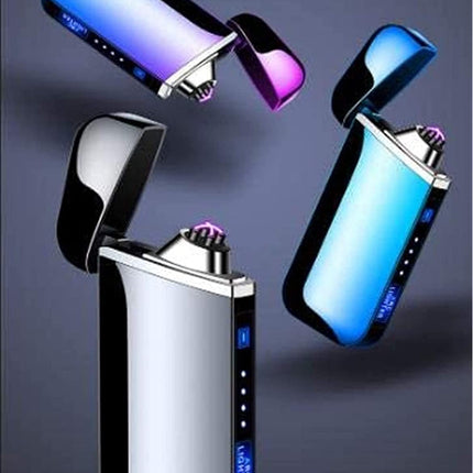 Zapalniczka plazmowa Premium USB – srebrna – zdjęcie produktu