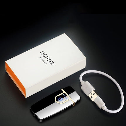 Zapalniczka żarowa elektryczna USB dotykowa – srebrna – zdjęcie produktu