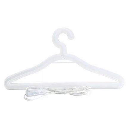 Neon LED Różowy wieszak na ścianę – 40 × 22 cm, USB/baterie – zdjęcie produktu