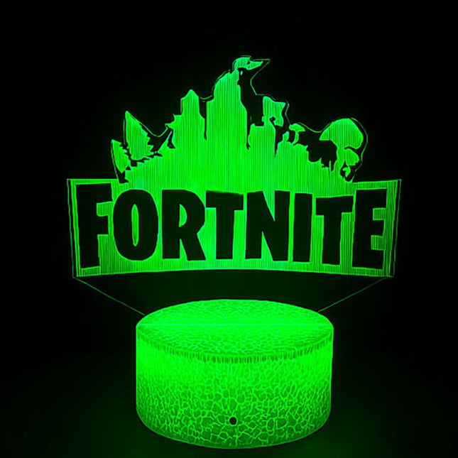 Lampka nocna LED 3D Fortnite – pilot, 16 kolorów, USB – zdjęcie produktu