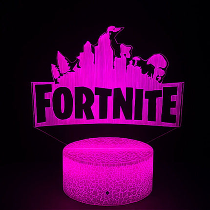 Lampka nocna LED 3D Fortnite – pilot, 16 kolorów, USB – zdjęcie produktu