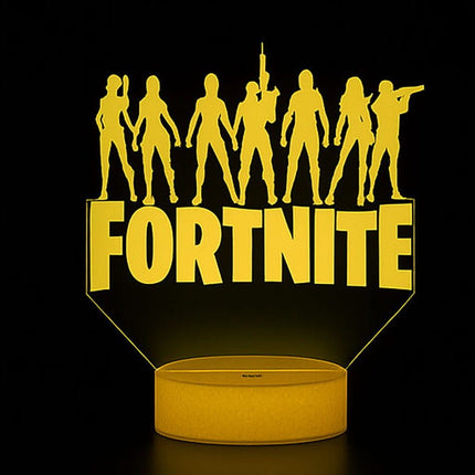 Lampka nocna LED 3D Fortnite – pilot, 16 kolorów, USB – zdjęcie produktu