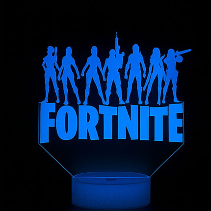 Lampka nocna LED 3D Fortnite – pilot, 16 kolorów, USB – zdjęcie produktu