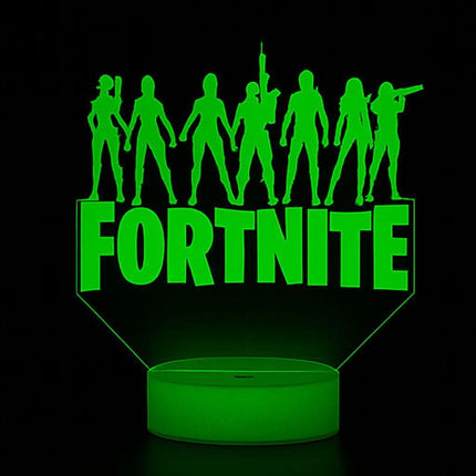 Lampka nocna LED 3D Fortnite – pilot, 16 kolorów, USB – zdjęcie produktu