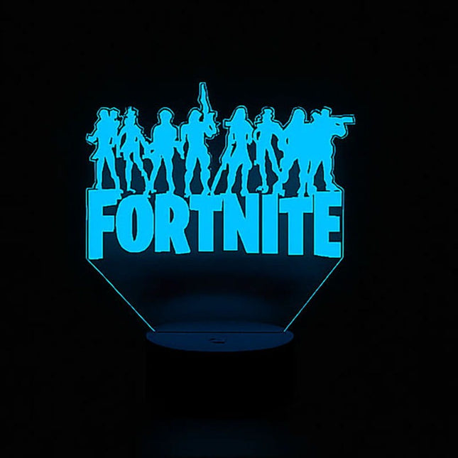 Lampka nocna LED 3D Fortnite – pilot, 16 kolorów, USB – zdjęcie produktu