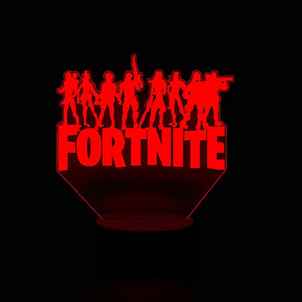 Lampka nocna LED 3D Fortnite – pilot, 16 kolorów, USB – zdjęcie produktu