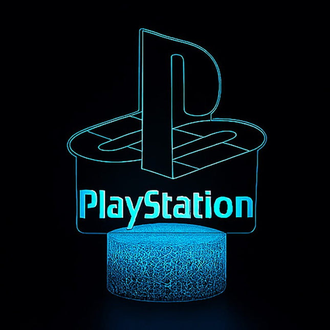 Lampka nocna LED 3D PlayStation – pilot, 16 kolorów, USB – zdjęcie produktu
