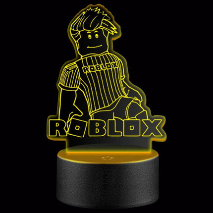 Lampka nocna LED 3D Roblox – pilot, 16 kolorów, USB – zdjęcie produktu