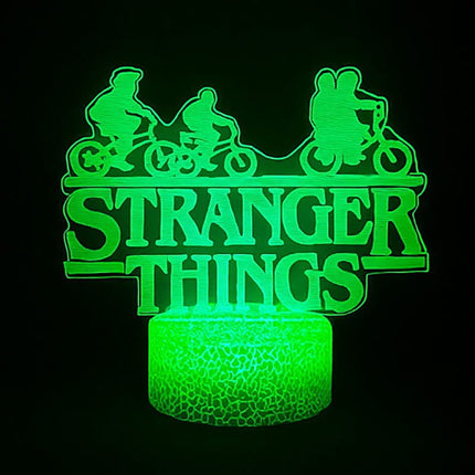 Lampka nocna LED 3D Stranger Things – pilot, 16 kolorów, USB – zdjęcie produktu