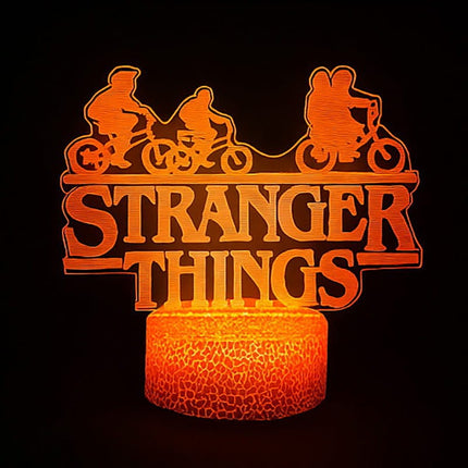 Lampka nocna LED 3D Stranger Things – pilot, 16 kolorów, USB – zdjęcie produktu