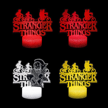 Lampka nocna LED 3D Stranger Things – pilot, 16 kolorów, USB – zdjęcie produktu