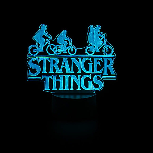 Lampka nocna LED 3D Stranger Things – pilot, 16 kolorów, USB – zdjęcie produktu