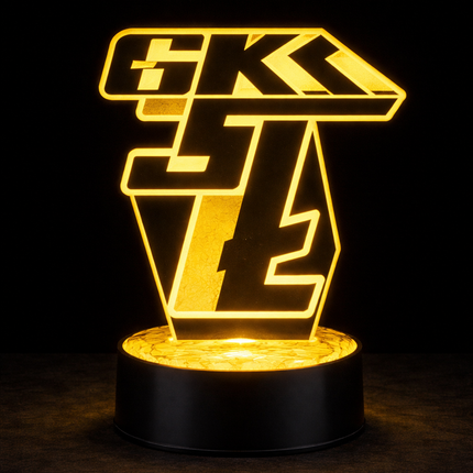 Lampka nocna LED 3D Górnik Łęczna – USB – zdjęcie produktu
