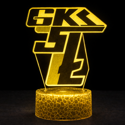 Lampka nocna LED 3D Górnik Łęczna – USB – zdjęcie produktu