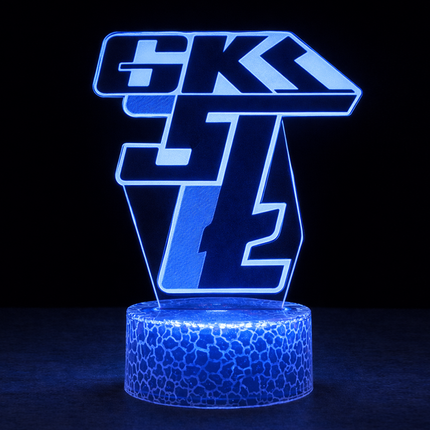 Lampka nocna LED 3D Górnik Łęczna – USB – zdjęcie produktu