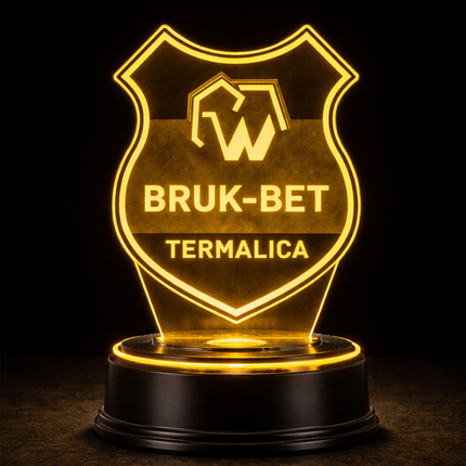Lampka nocna LED 3D Bruk-Bet Termalica – pilot, 16 kolorów, USB – zdjęcie produktu