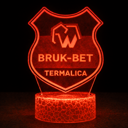 Lampka nocna LED 3D Bruk-Bet Termalica – pilot, 16 kolorów, USB – zdjęcie produktu