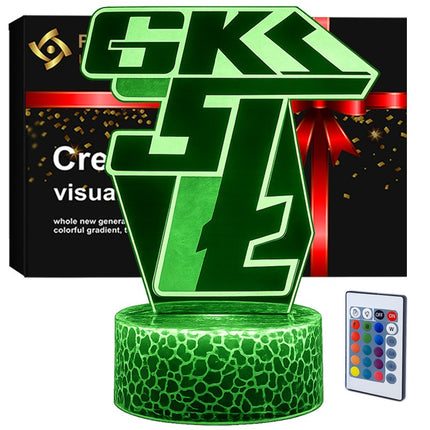 Lampka nocna LED 3D Górnik Łęczna – USB