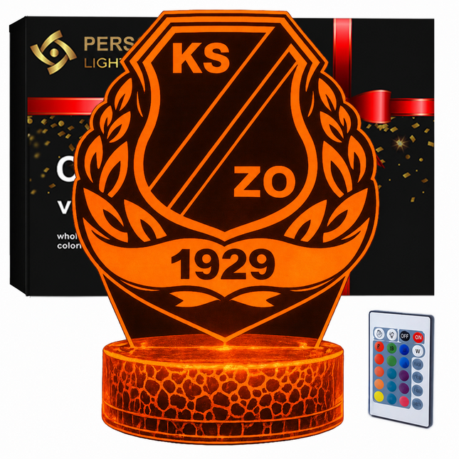 Lampka nocna LED 3D KSZO Ostrowiec Świętokrzyski – USB