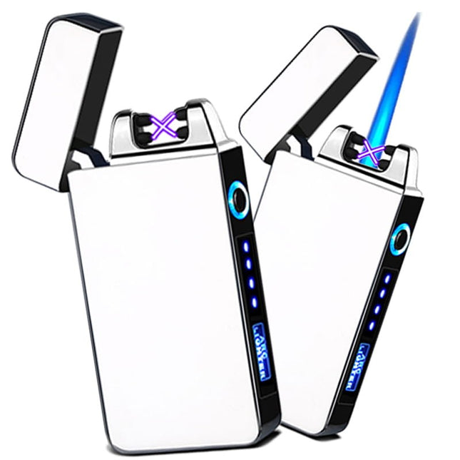 Zapalniczka plazmowa USB dotykowa – srebrna