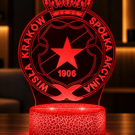 Lampka nocna LED 3D Wisła Kraków